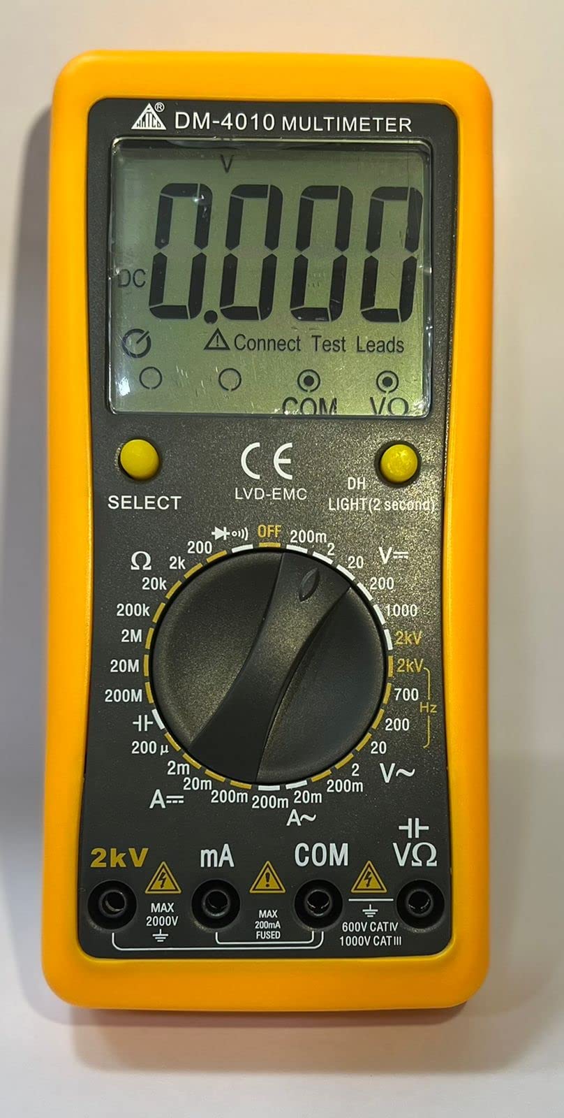 HATCO® Digital Multimeter 2000V AC/DC TRUE RMS Multi Function Data Hold Model - DM 4010 With 1 Year Warranty (B0B7WWQNM4) Amazon Price History, Amazon Price Tracker