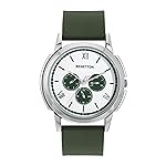 United Colors of Benetton Men White Round Brass Dial Analogue Watch- UWUCG0800