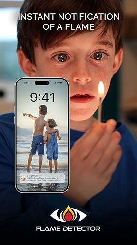 Miniatura 2 de Detección instantánea de llamas, notifica a los teléfonos de la llama y su ubicación, Android e iOS.