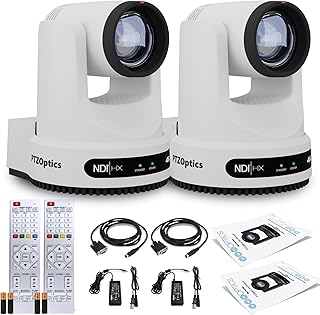 PTZOptics 2 x Move 4K SDI/HDMI/USB/IP PTZ Camera with 20x Optical Zoom (White) (PT20X-4K-WH-G3)