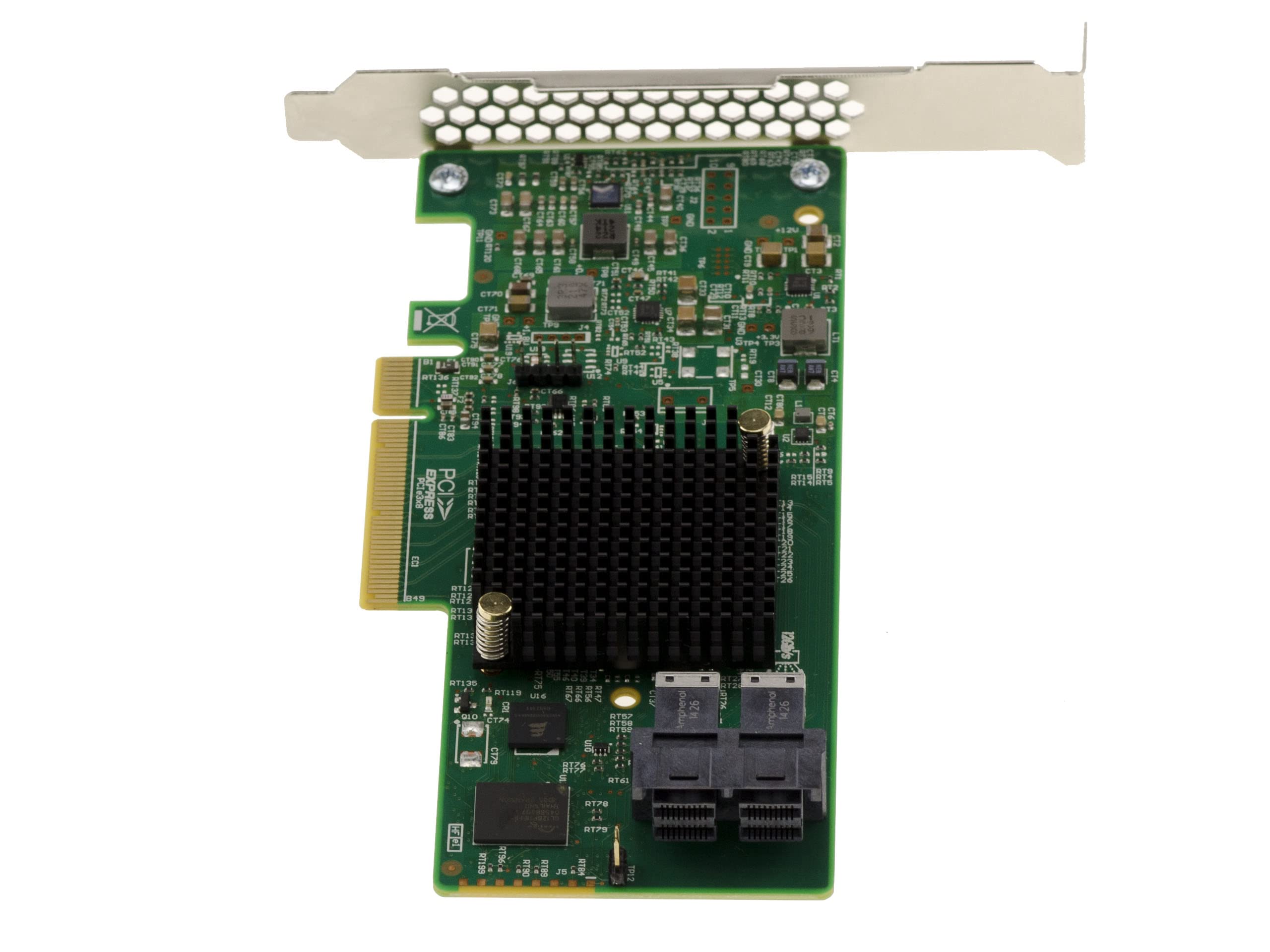 KALEA-INFORMATIQUE Scheda controller PCIe 3.0 SAS 12GB 8 porte interne. Modello OEM 9300-8i con chipset 3008 Fusion MPT 2.5 SAS
