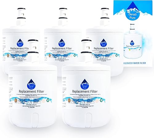 Denali Pure Paquete de 5 filtros de agua de repuesto para refrigerador Kenmore/Sears 46-9002 - Compatible con cartucho de filtro de agua