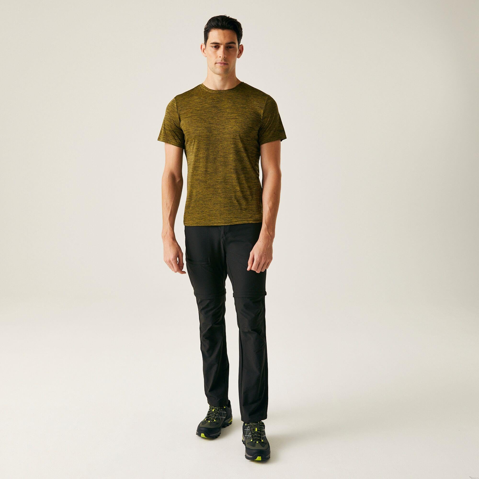 Regatta Pantalon de randonnée Convertible 2 en 1 Highton II pour Homme, déperlant et Amovible.