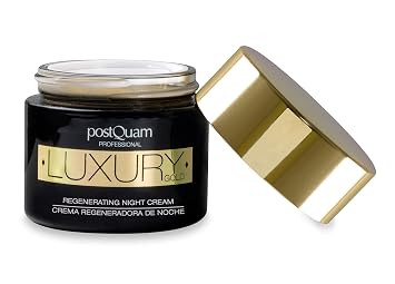 POSTQUAM Professional Luxury Gold Regenerating Day Cream 50ml - Spanish Products - Hydrating And Regenerating - Maintains Moisture Balance - Light And Clarity - Hyaluronic Acid