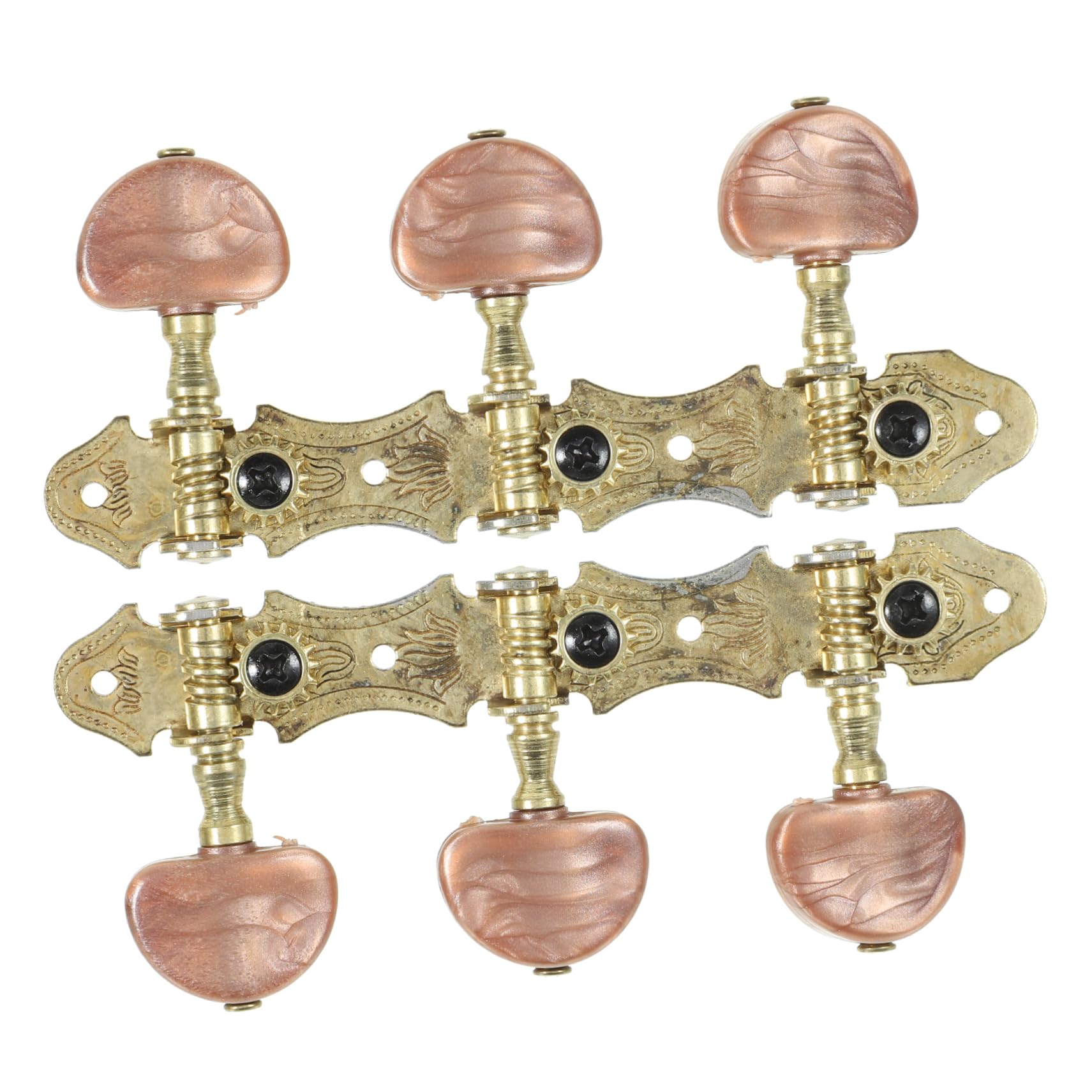 GALPADA Rows Electric Guitar Tuning Pegs Durable Guitar Pegs for Electric Acoustic Instruments Reliable Guitar Accessories for Accurate Tuning with Agate Heads