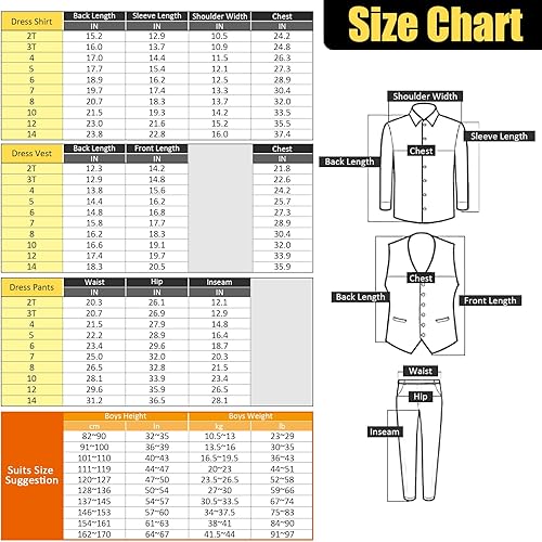 Miniatura 2 de Traje de esmoquin para niños pequeños, trajes para niños, ropa de vestir, chaleco y pantalones con corbata