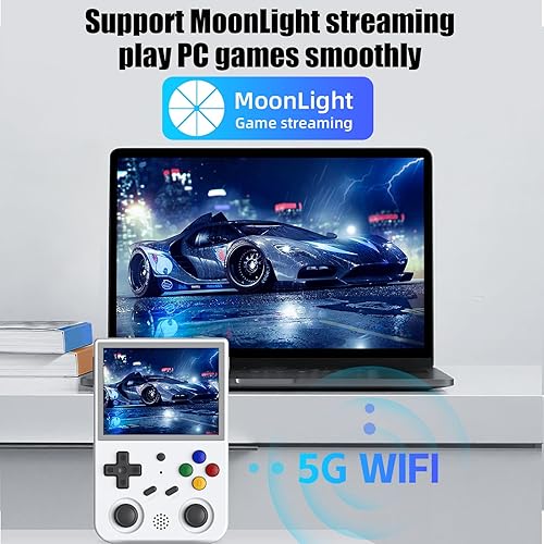 Miniatura 5 de RG353V Consola de juegos portátil RG353V Consola de videojuegos 3.5 "Pantalla IPS Android 11 y sistema Linux RK3566 64bit Reproductor de juegos