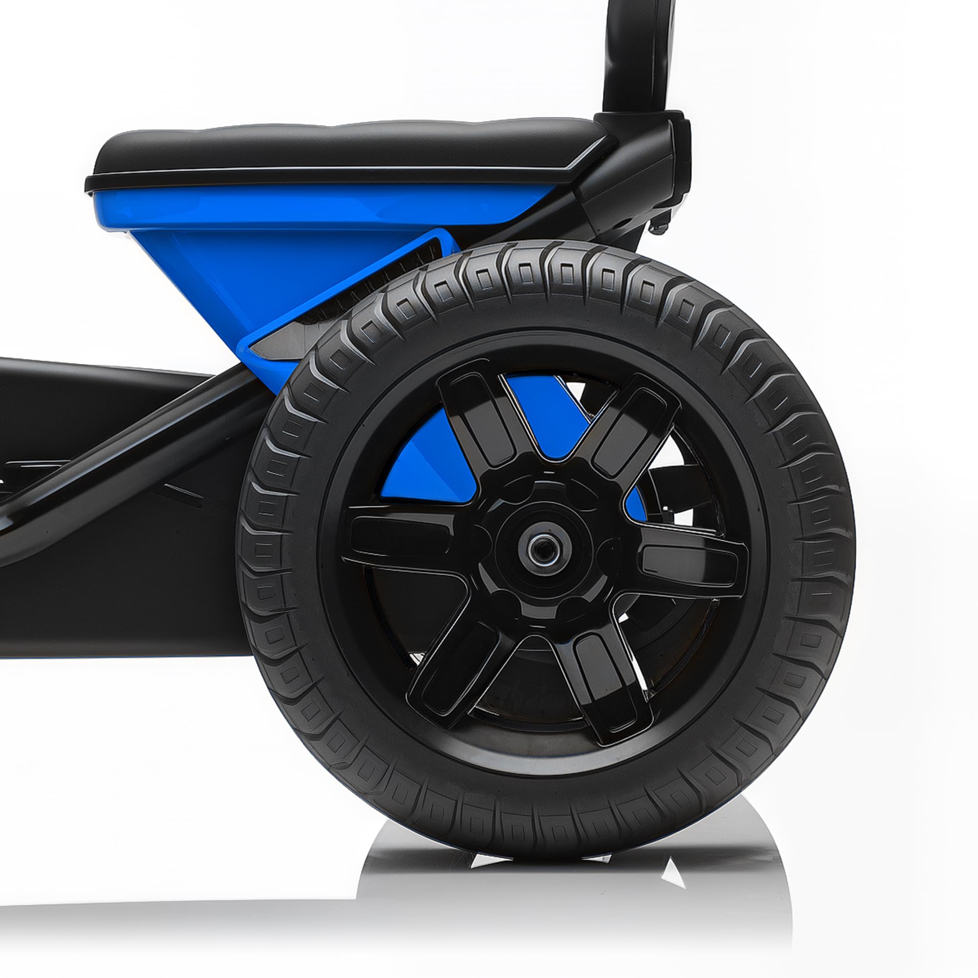 AIYAPLAY Pedal-Go-Kart, leise EVA-Reifen, für 2-5 Jahre, Blau | Kinder-Ride-on-Rennwagen