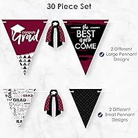 Vista 37 de Big Dot of Happiness 30 Piece Hello College - Graduation Party Pennant Triangle Banner
