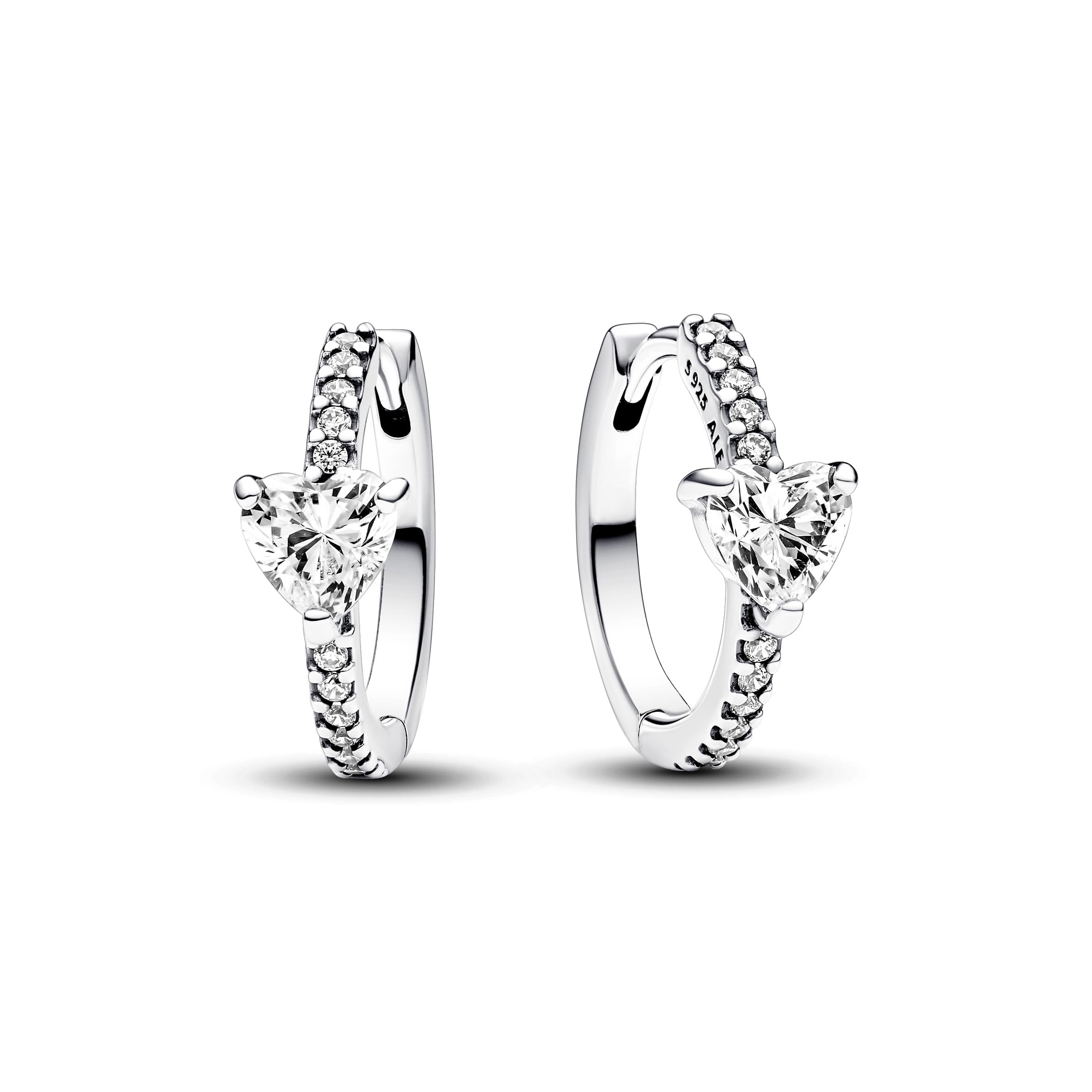 PANDORA Pendientes de aro Pandora 293101C01 Timeless