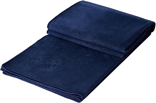 Miniatura 3 de Manduka eQua Yoga Mat Towel - Quick Drying Microfiber, Lightweight, Easy for Travel, Use in Hot Yoga, Vinyasa and Power, 72 Inch (182cm)