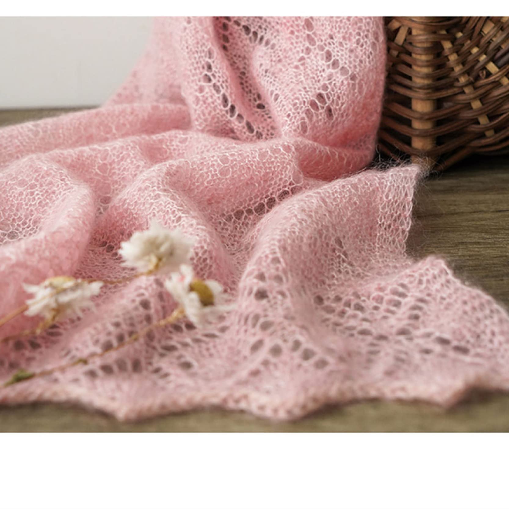 Hilo de Mohair for Crochet, Ideal for Tejer suéteres Finos, Bufandas, Hilo Lana Seda Angola(28)