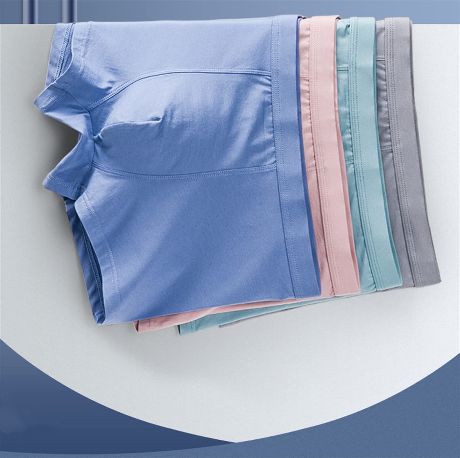 Calzoncillos Hombre Paquete De 6 80S Pima Cotton Men Ropa Interior Juvenil Boxeador Inconsútil