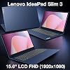 Lenovo IdeaPad Slim 3 Abyss Blue Laptop 15.6" FHD Anti-Glare Display | AMD Ryzen 5 40 (>Ryzen 5 7520U), 8GB LPDDR5, 512GB M.2 PCIe SSD, AMD Radeon 610M, WiFi 6+BT 5.2, HD Webcam, Win 11 Home 7