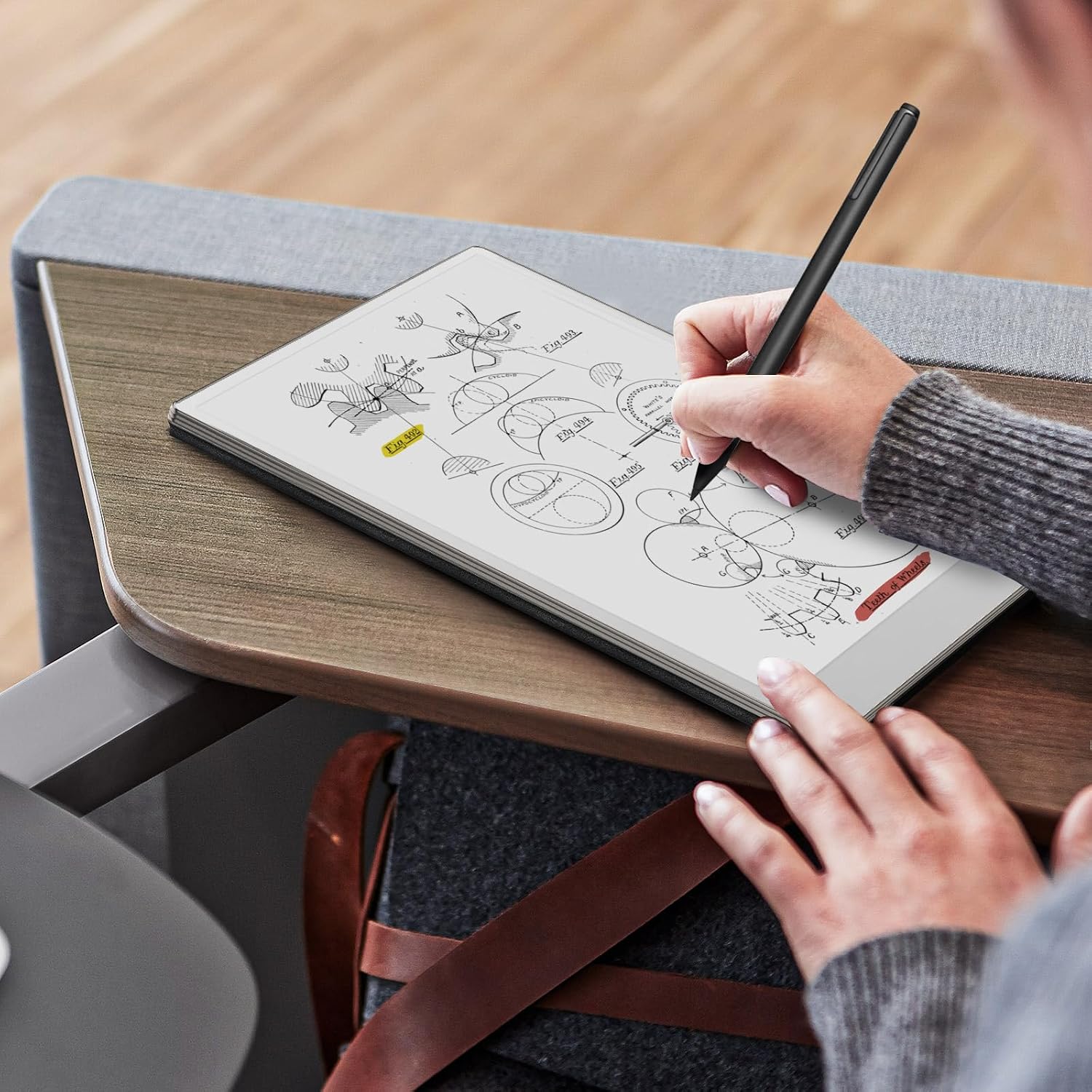 MoKo Case for Remarkable Paper Pro 2024 11.8", Lightweight Ultra-Thin Magnetic Case with Wide Pen Protective Clasp, Auto Sleep/Wake for Remarkable Pro 11.8", Black Notebook