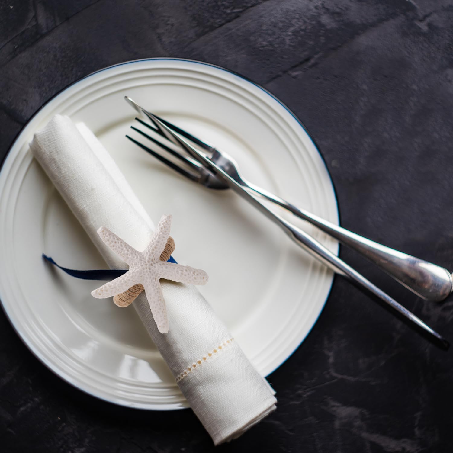 Portatovagliolo Fai da Te Hotel Matrimonio Banchetto Tavolo Display Tovagliolo in Metallo Fibbia Decorazioni per la casa Fibbia antigoccia (D 6.8 * 5.5cm