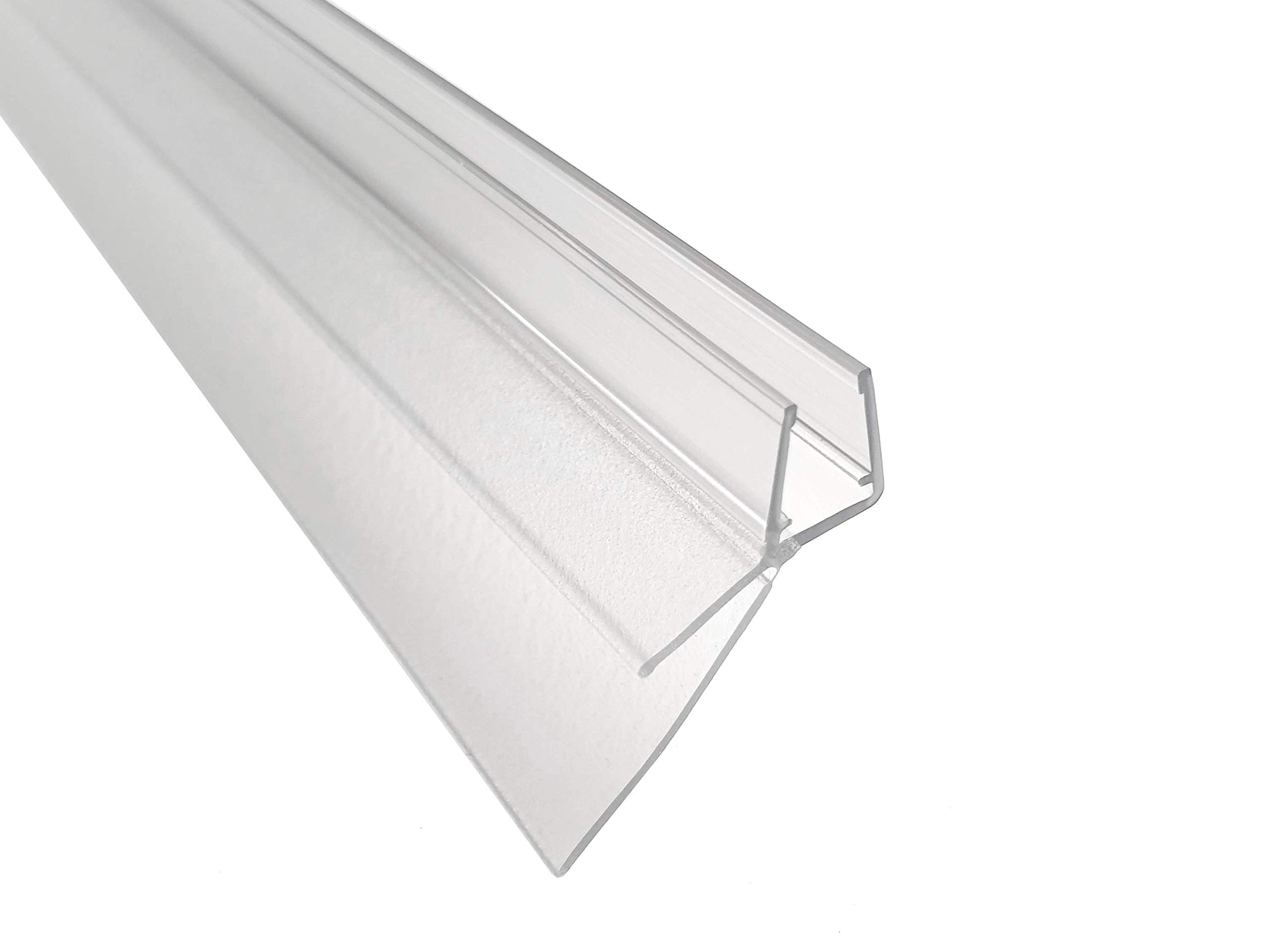 KRISTHAL Duschdichtung Duschtür mit kürzbarer Lippe (30 mm) zum Anpassen und mit Abtropfleiste, 200 cm, für 6 und 8 mm, Art.Nr. 5160