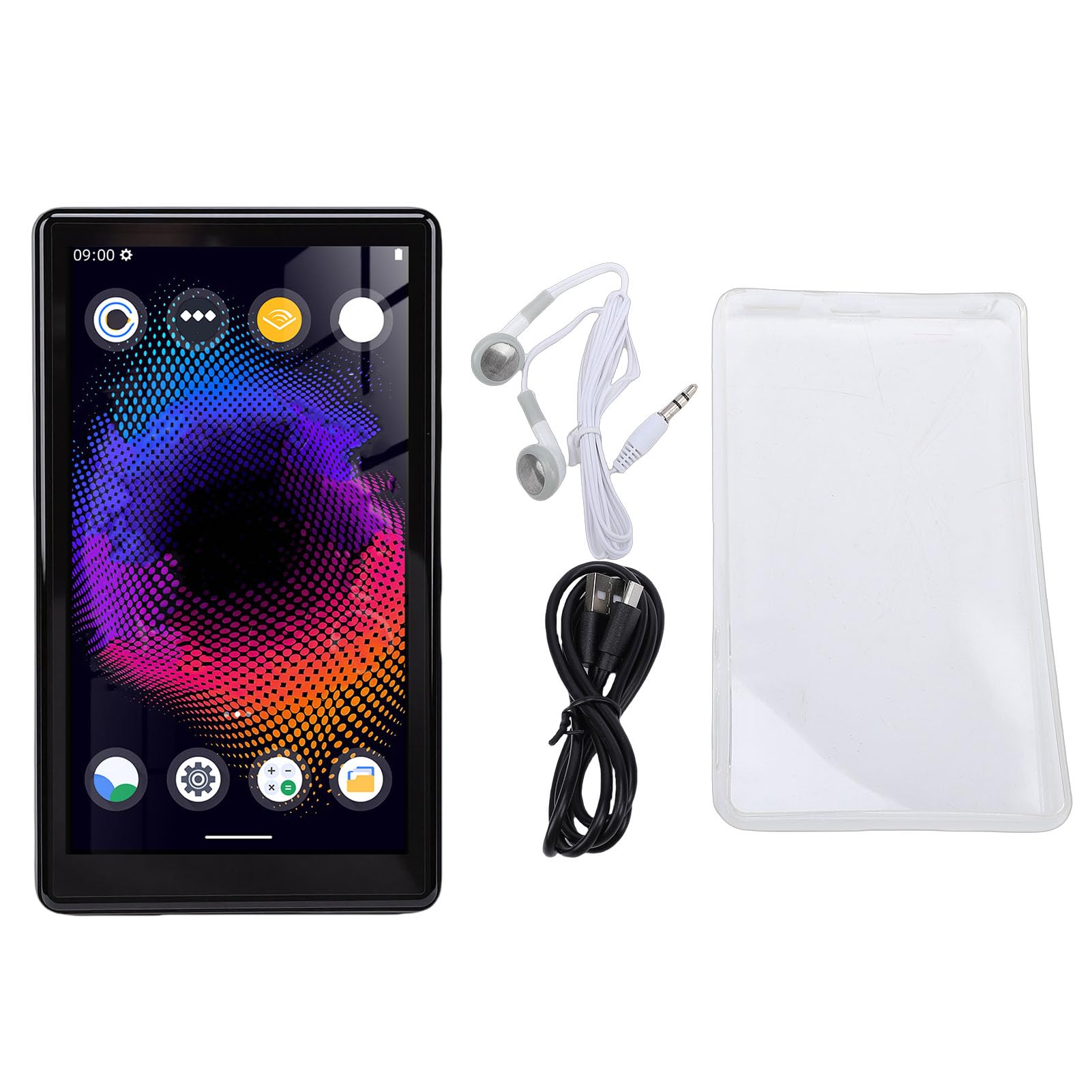 Sxhlseller Reproductor de Música de 128 GB con Pantalla Táctil | 11 WiFi Bluetooth MP3 MP4 Reproductor HiFi Sonido sin Pérdidas, 64GB + 64GB de Almacenamiento para Niños Adultos Streaming (Black)