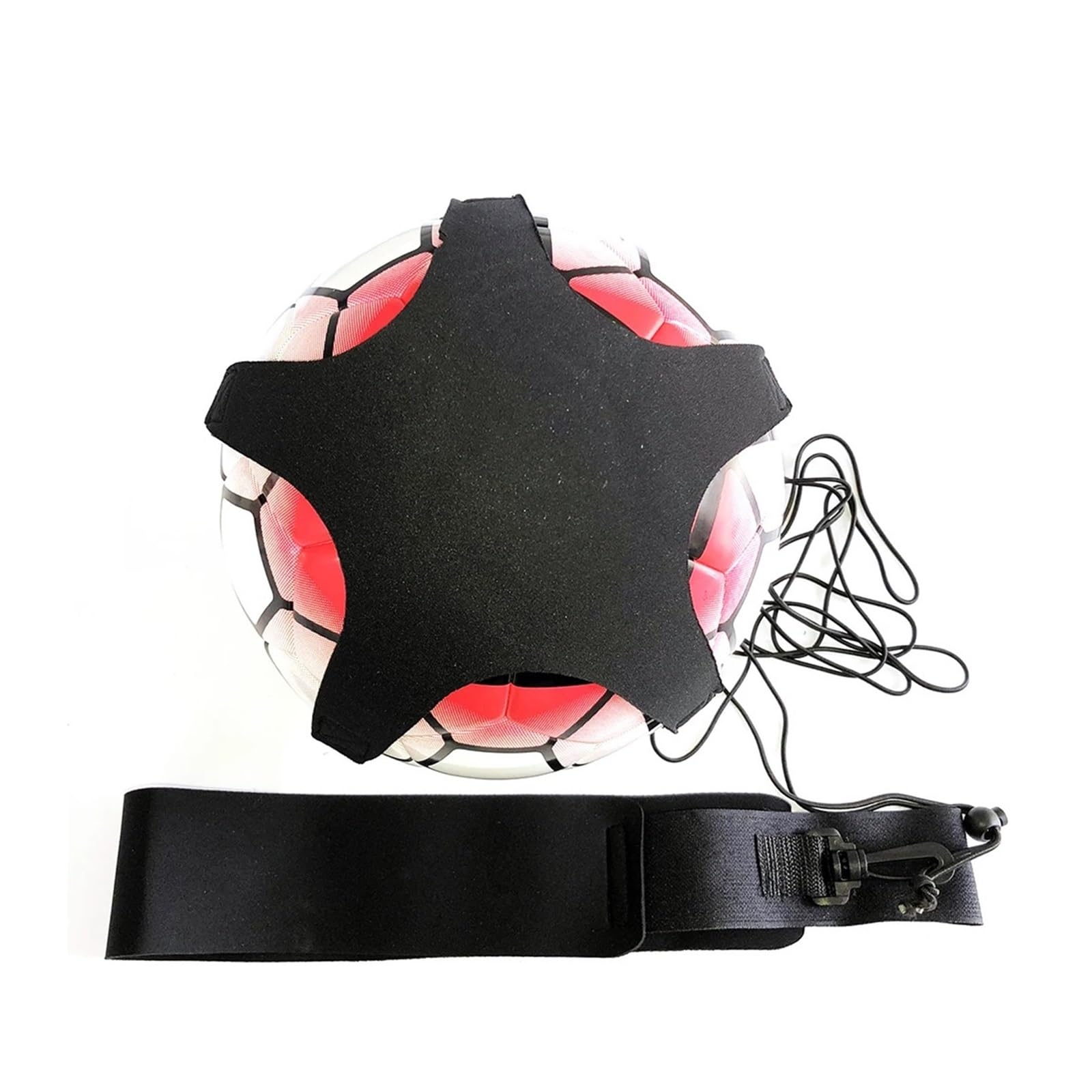 Football Ball Belt Adjustable Soccer Practice Trainer Fits for Juggling Kicking per Adulti