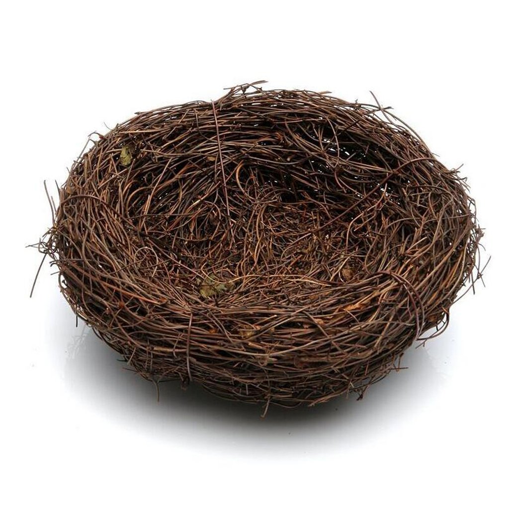 Sharplace Nid d' Cage Animaux Nid de Rotin Décoration Mariage, 35cm