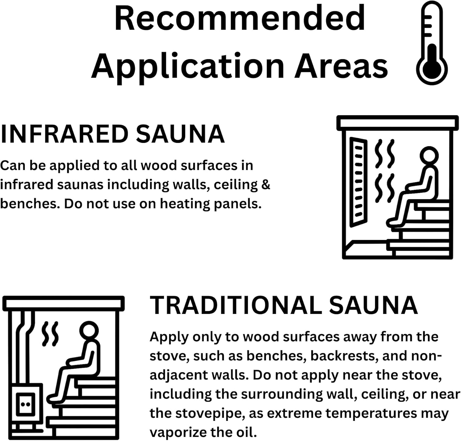 Sauna Wood Oil (32 oz) - Protect & Restore Sauna Benches - Non Toxic Paraffin Oil for Traditional & Infrared Saunas - 150+ Sq Ft Coverage - Made in USA