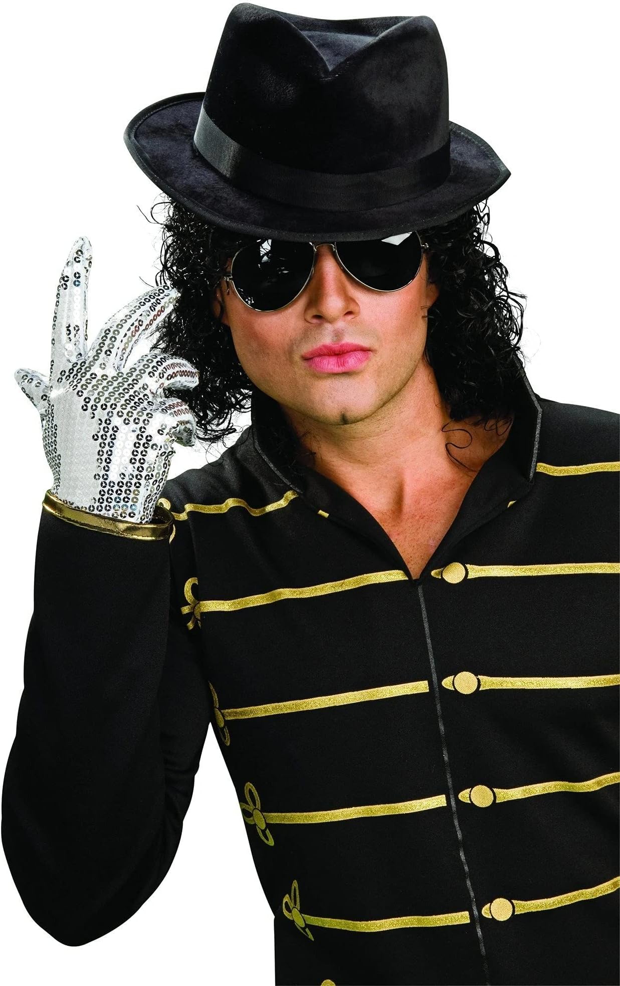 RubiesMichael Jackson Adult Black Fedora Hat