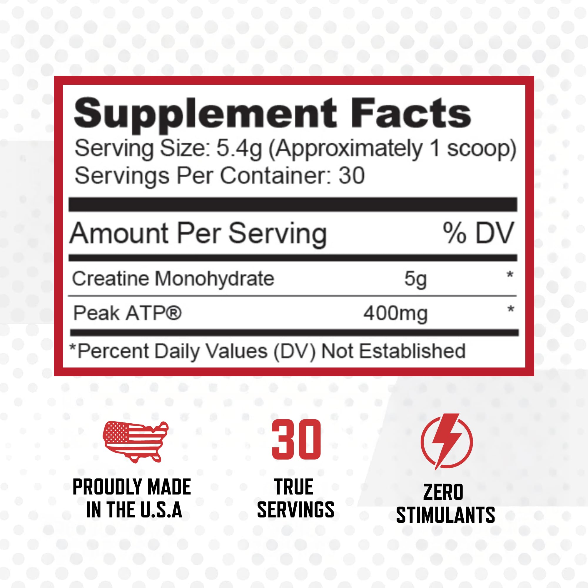 Purus Labs Creatine ATP, Peak ATP + Creatine Monohydrate, Unflavored - 30 Servings - Muscle Activation & Cellular Energy — Amazon image 2