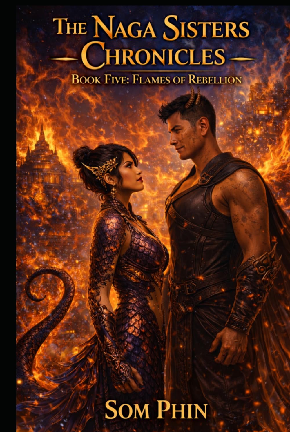 Flames of Rebellion: An Isekai Romantasy (The Naga Sisters Chronicles)