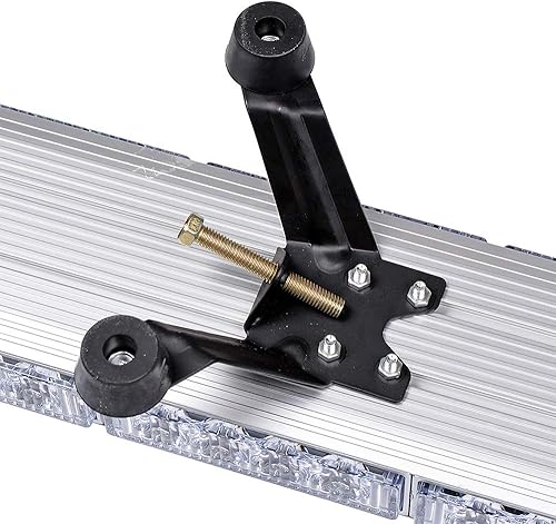 Miniatura 8 de CORP - Barra de luz estroboscópica de emergencia de 46 pulgadas, 78 LED, interruptor digital y 8 x 2 luces LED con caja de control, advertencia, luz