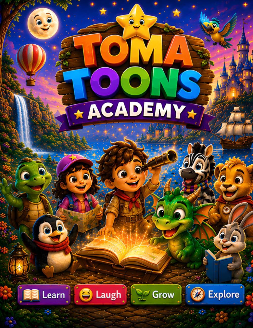 Toma Toons Academy : Adventurous Magical Life Lessons (Toma Toons Academy - Magical Little Lessons!)