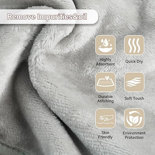 Miniatura 9 de Paños desmaquillantes reutilizables, 8 paquetes de paños de limpieza de microfibra de secado rápido, toalla de lavado ultra suave para toda la piel,