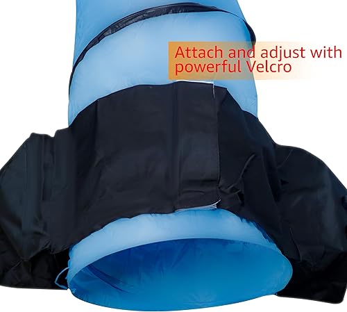 Miniatura 4 de Trademark Innovations Bolsa de arena para túnel de agilidad del perro, color negro