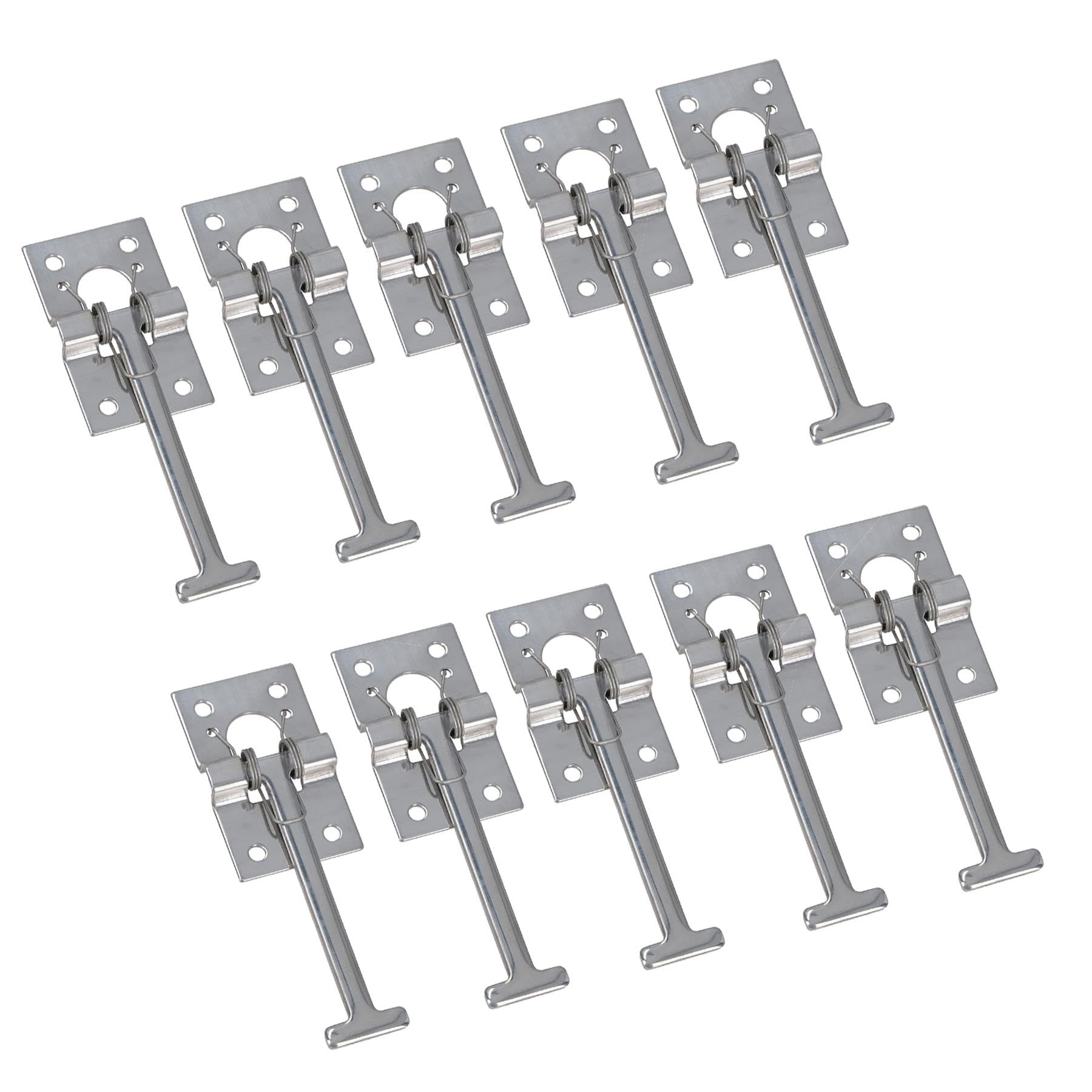 Crochets de retenue de porte en acier inoxydable pour camions et remorques AB Tools x10