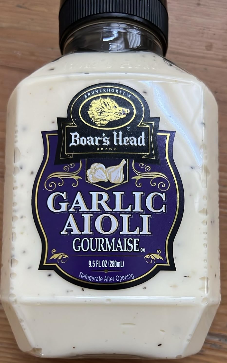 Boar's Head Garlic Aioli Gourmaise Mayonnaise sandwich