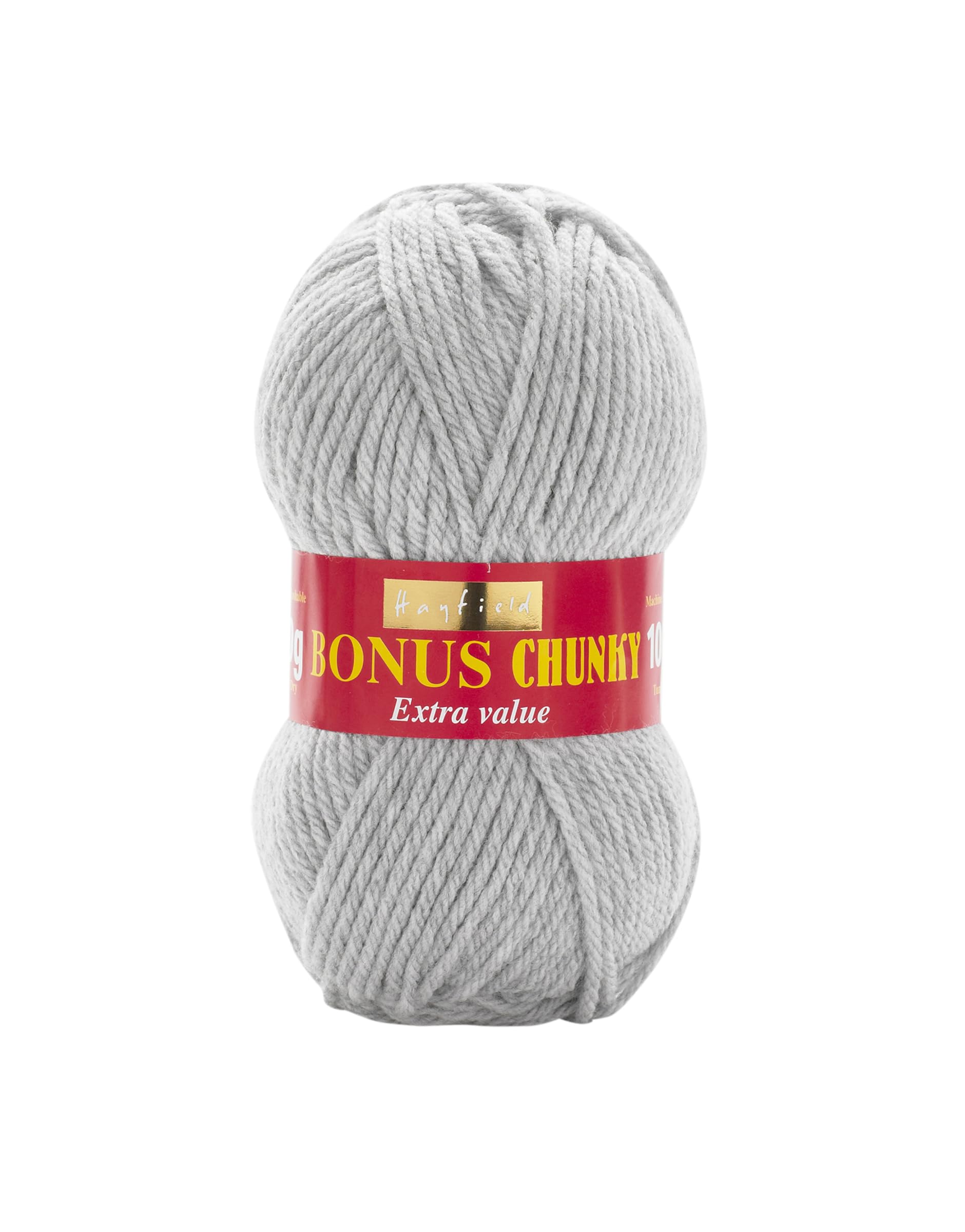 Sirdar Hayfield Light Grey Mix Bonus Yarn - 100g Chunky