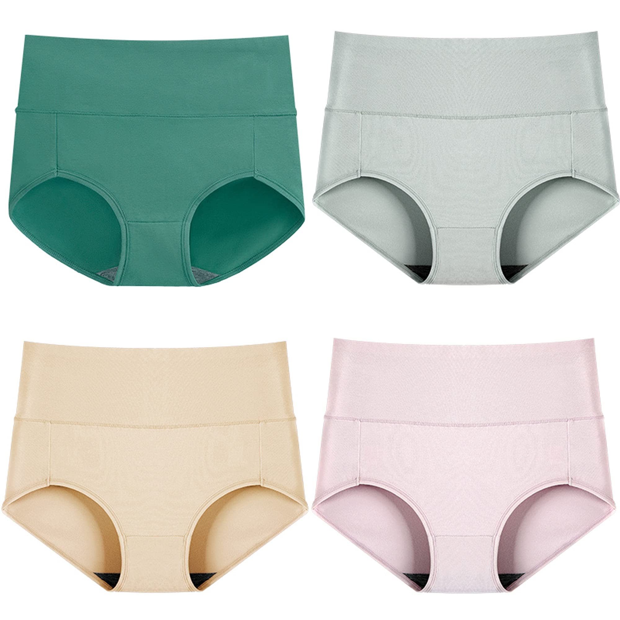 Culotte coton stretch doux WENJUN lot de 4 culottes gainantes légères contre les marques - 8