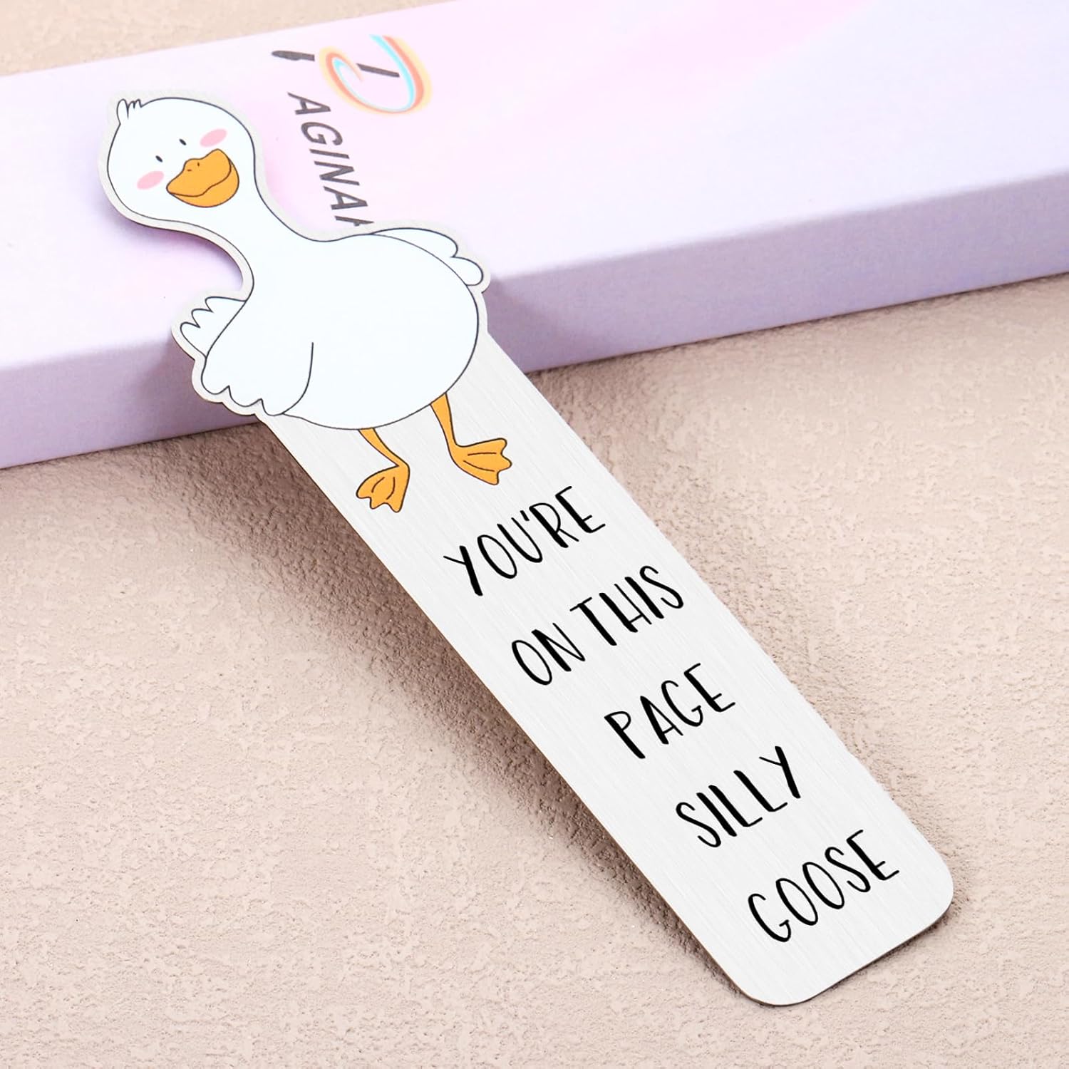 Silly Goose Valentines Gifts Bookmark for Girls Boys, Valentine's Day Gifts for Him Her Women Men, Book Accessories for Reading Lovers, Funny Gag Gift for Book Lovers Readers, Booktok Bookish Gift - Image 5