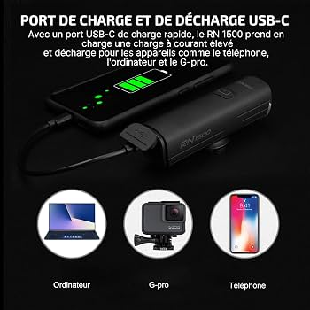 Lampe Vélo Olight ZX Pro – 100 Lux, 350 Lumens, 208 M, Certifiée StVZO, Rechargeable USB-C, 3 Modes, IPX6