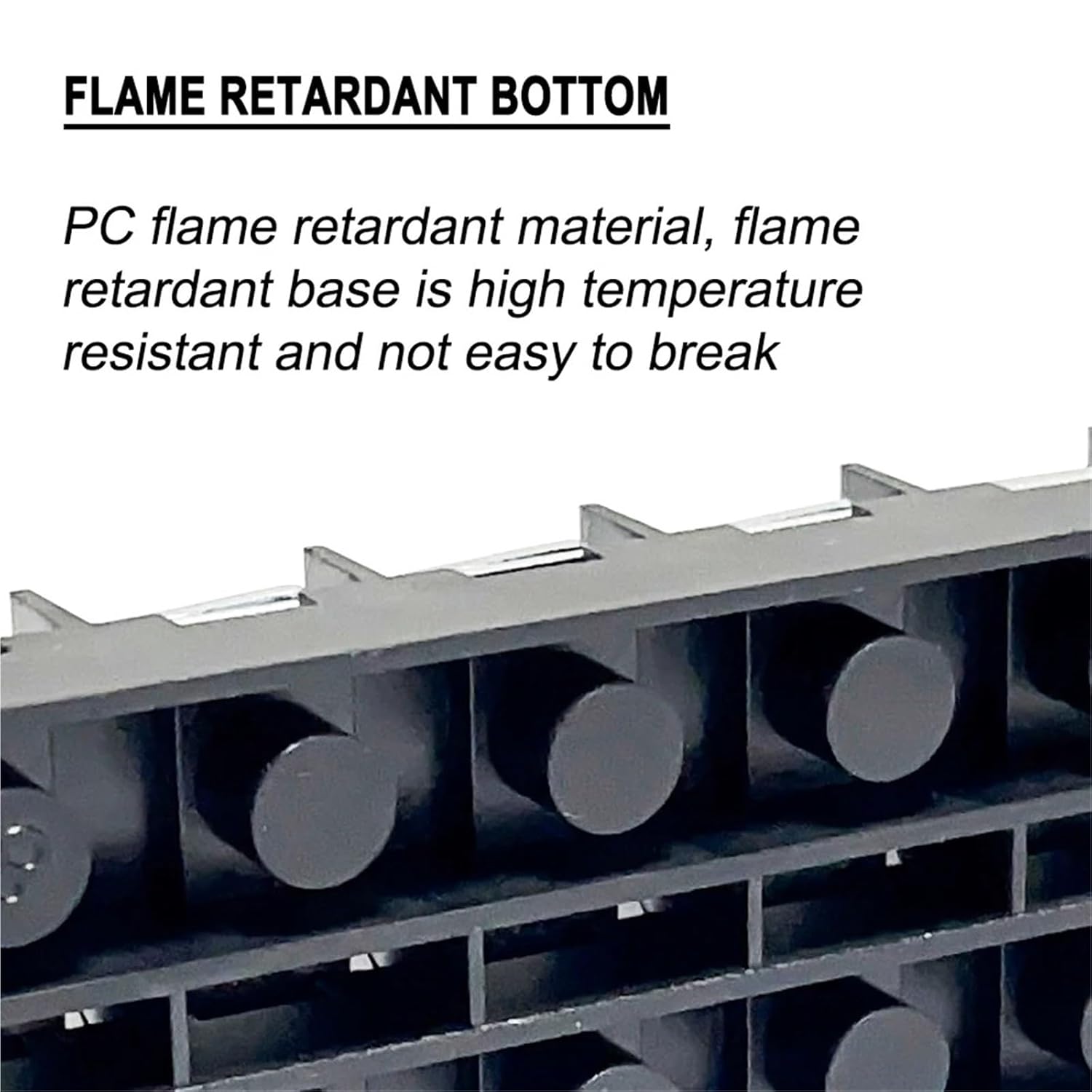1pc TB4506 Terminal Block 600W Fixing Strip 45A/6 Position Terminal Block
