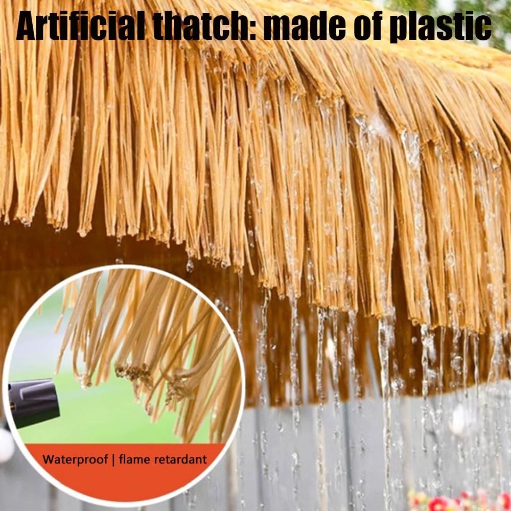 Parasole Hawaiano 240 300cm Ombrellone Da Spiaggia Inclinabile | Ombrellone Da Esterno Hawaiano 8 Costole Ombrellone Per Esterni, Piscina, Cortile