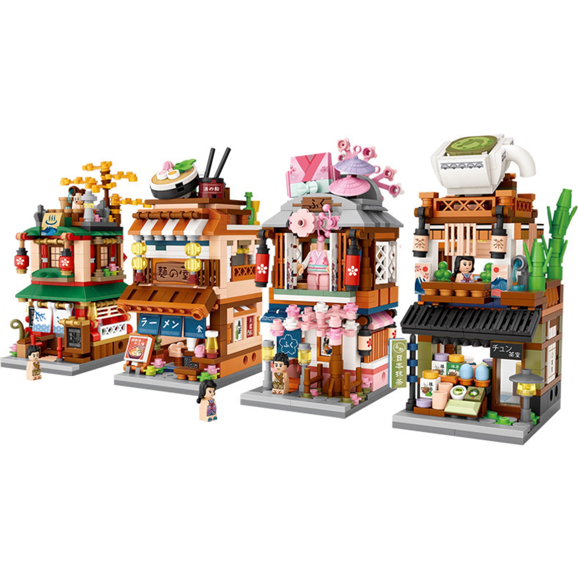 MOC City Street View décennie s de technologie de construction modulaires pour enfants, briques