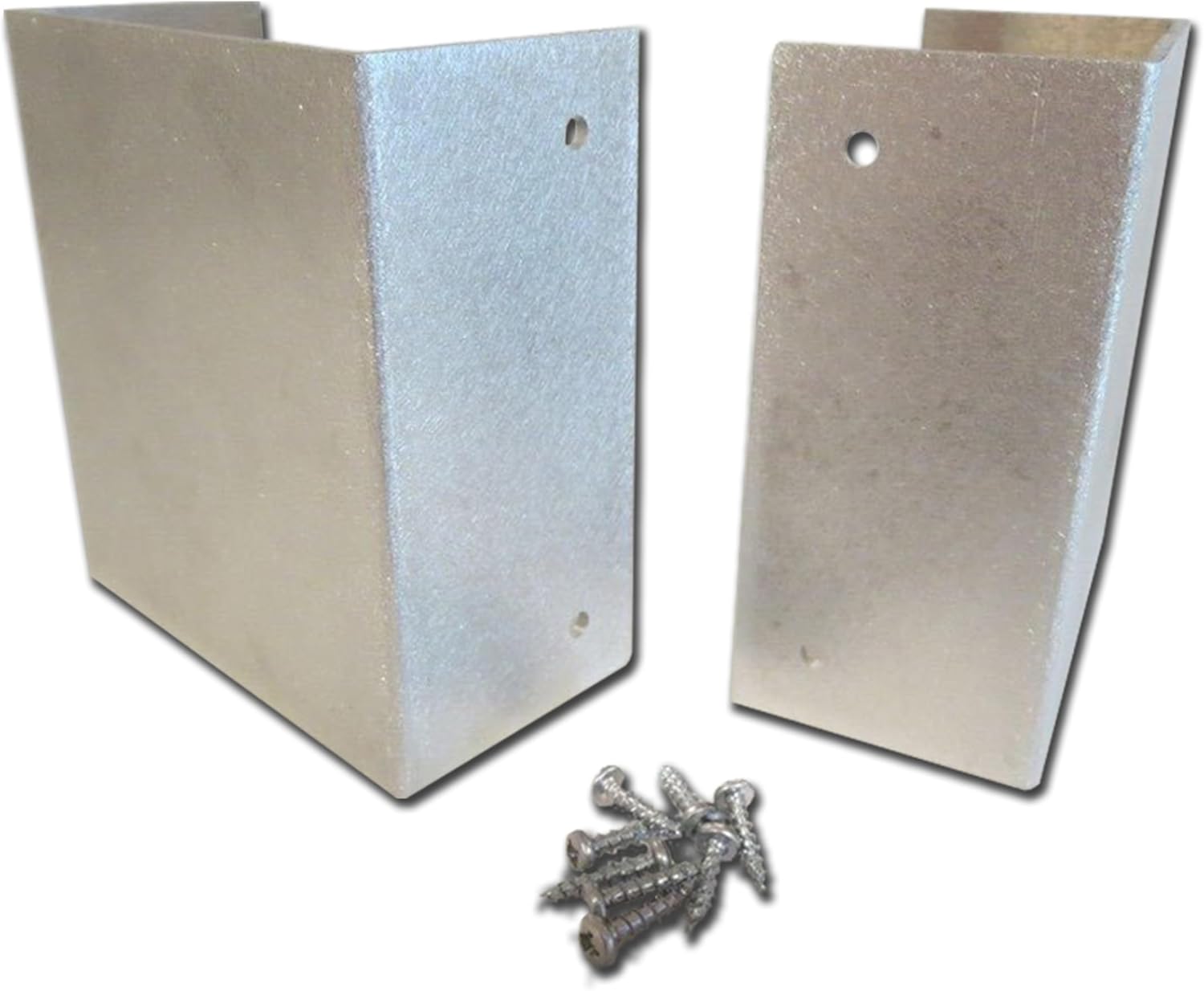 4x4 (3.5 x 3.5) Mailbox Post Protector Guard (Sanded Finish) - Wood Post Trimmer Shield