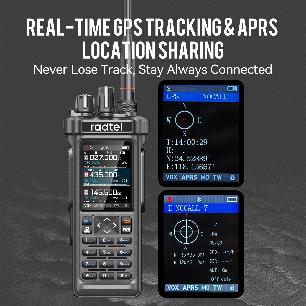 Radio amateur Radtel RT-950 10 W, longue portée, portable, bidirectionnelle, réception AM/FM/SW/MW/LW, GPS/APRS, programmation Bluetooth sans fil, NOAA, analyseur de spectre (avec câble de programmati