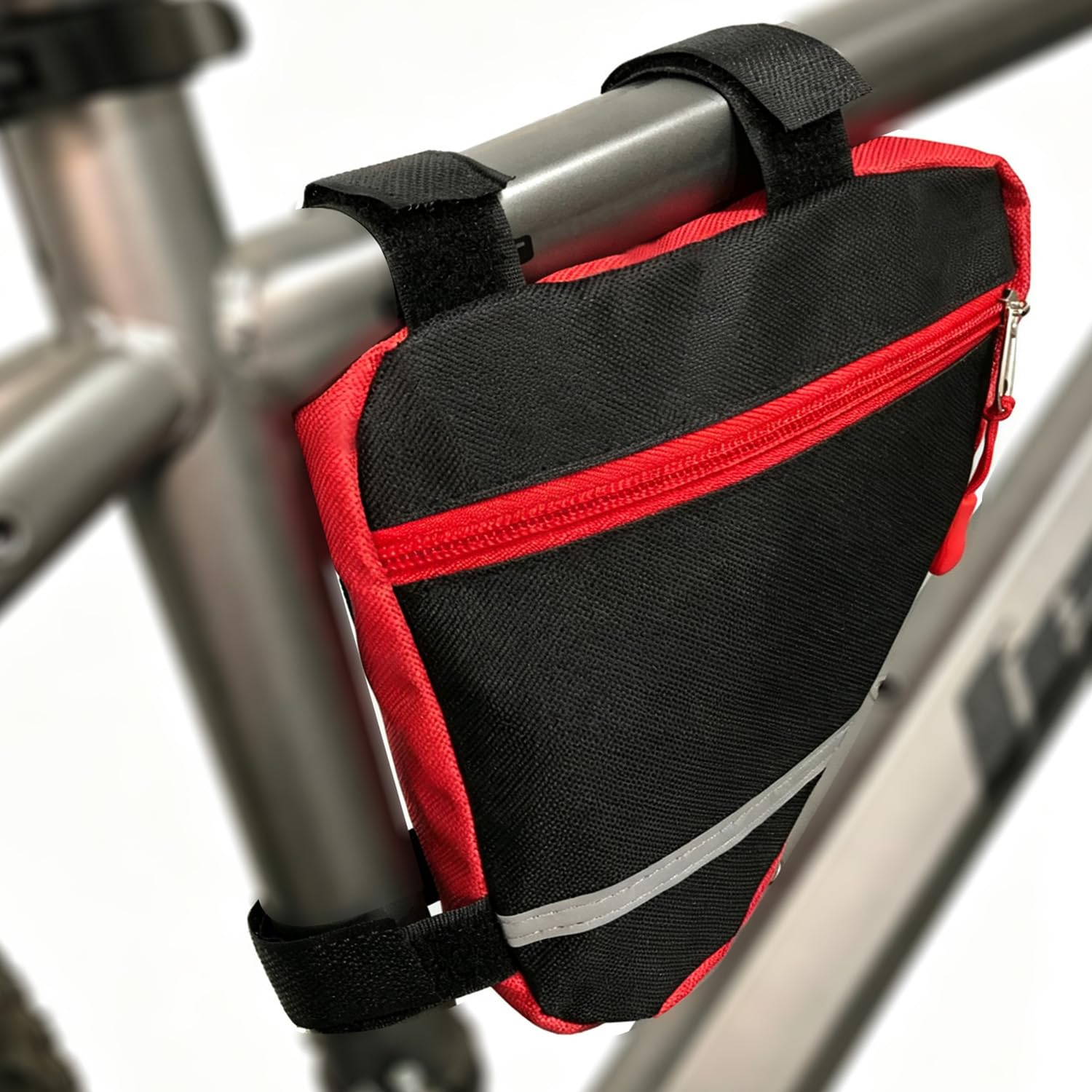 QitinDasen Red Small Bike Front Frame Triangle Bag
