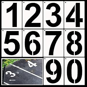 Parkplatz Schablone Silikon - Faltbare Linien-Schablone 235x30cm