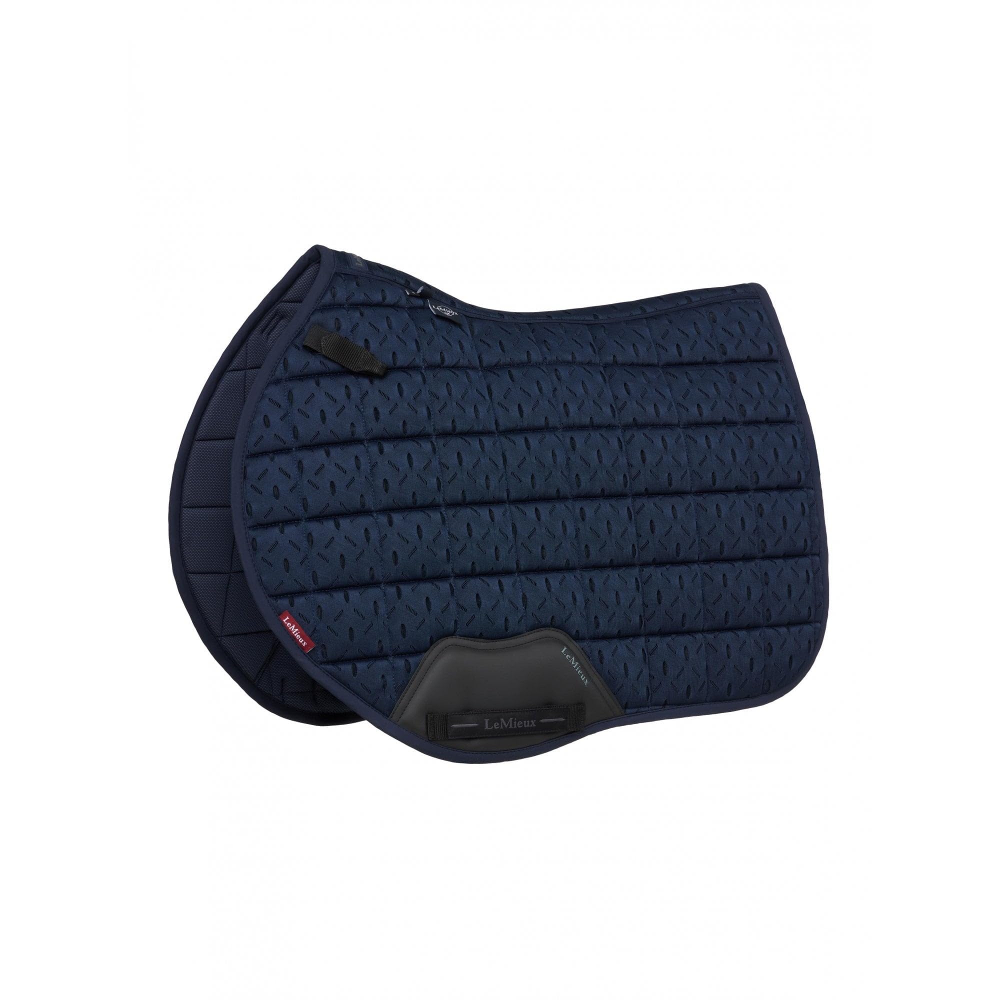 LeMieux 3D Mesh Self-Cool Eurojump Square - Flexible Mesh Spine - Feel Cool Lining - Navy - Small/Medium