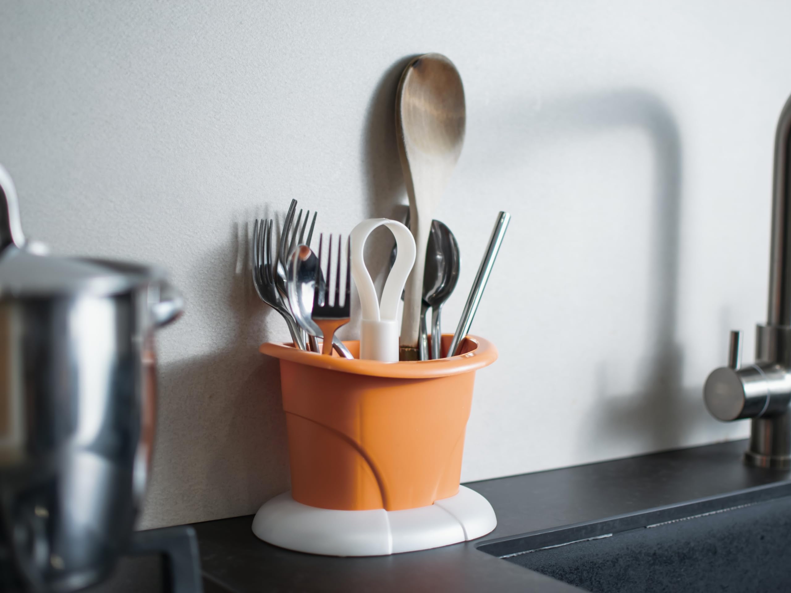 Guzzini Cassetta Pane Con Coperchio In Bambù - Tierra Verde Alga, Riciclata Da Bottiglie - Foto 8