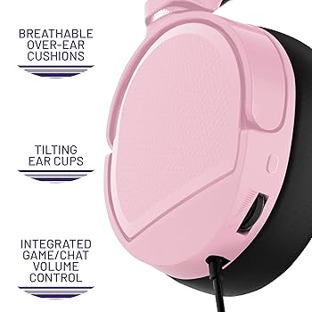Amazon.com: STEALTH PANTHER Blush - Over Ear Gaming Headset