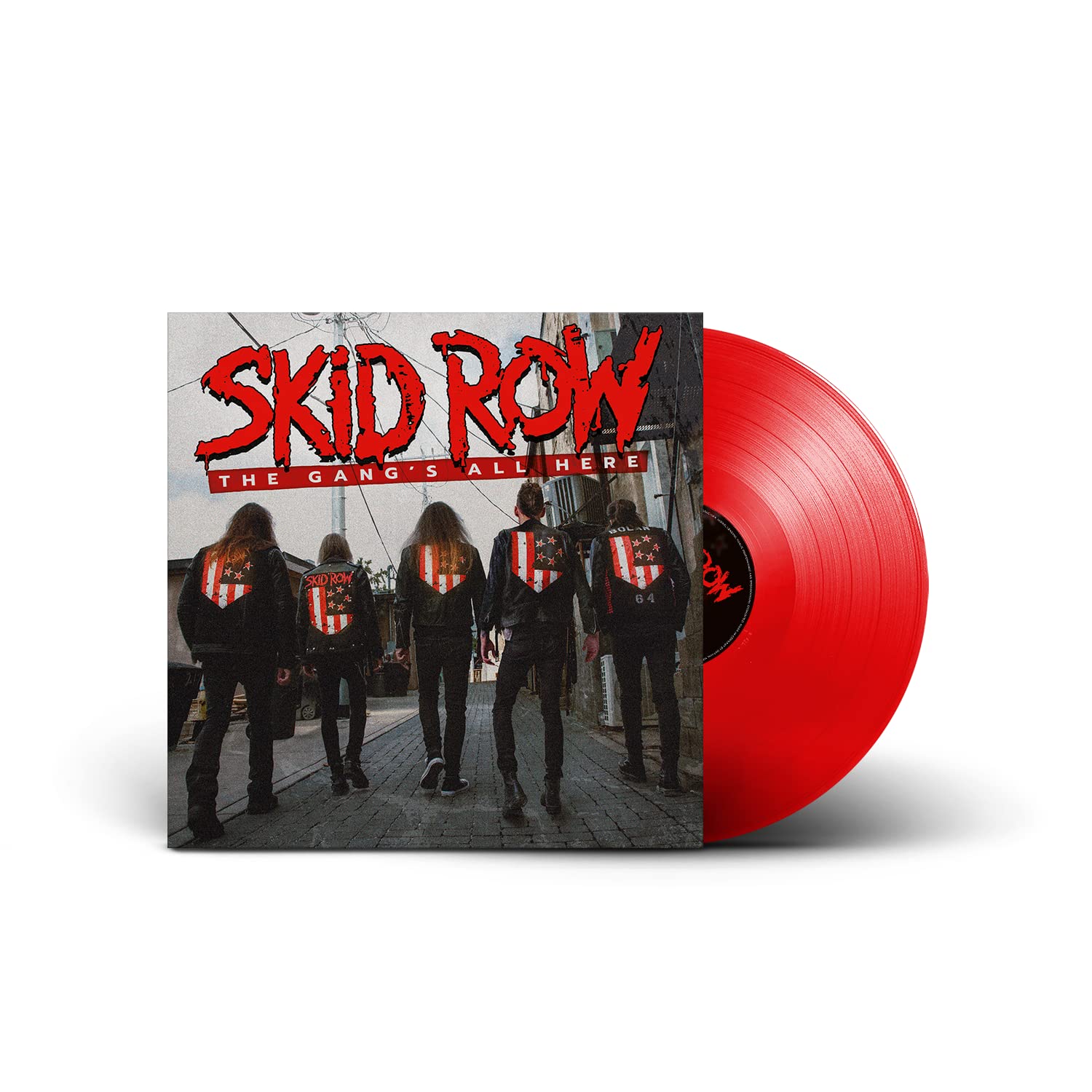 SKID ROW - The Gang's All Here - TRANSPARENT RED VINYL LP