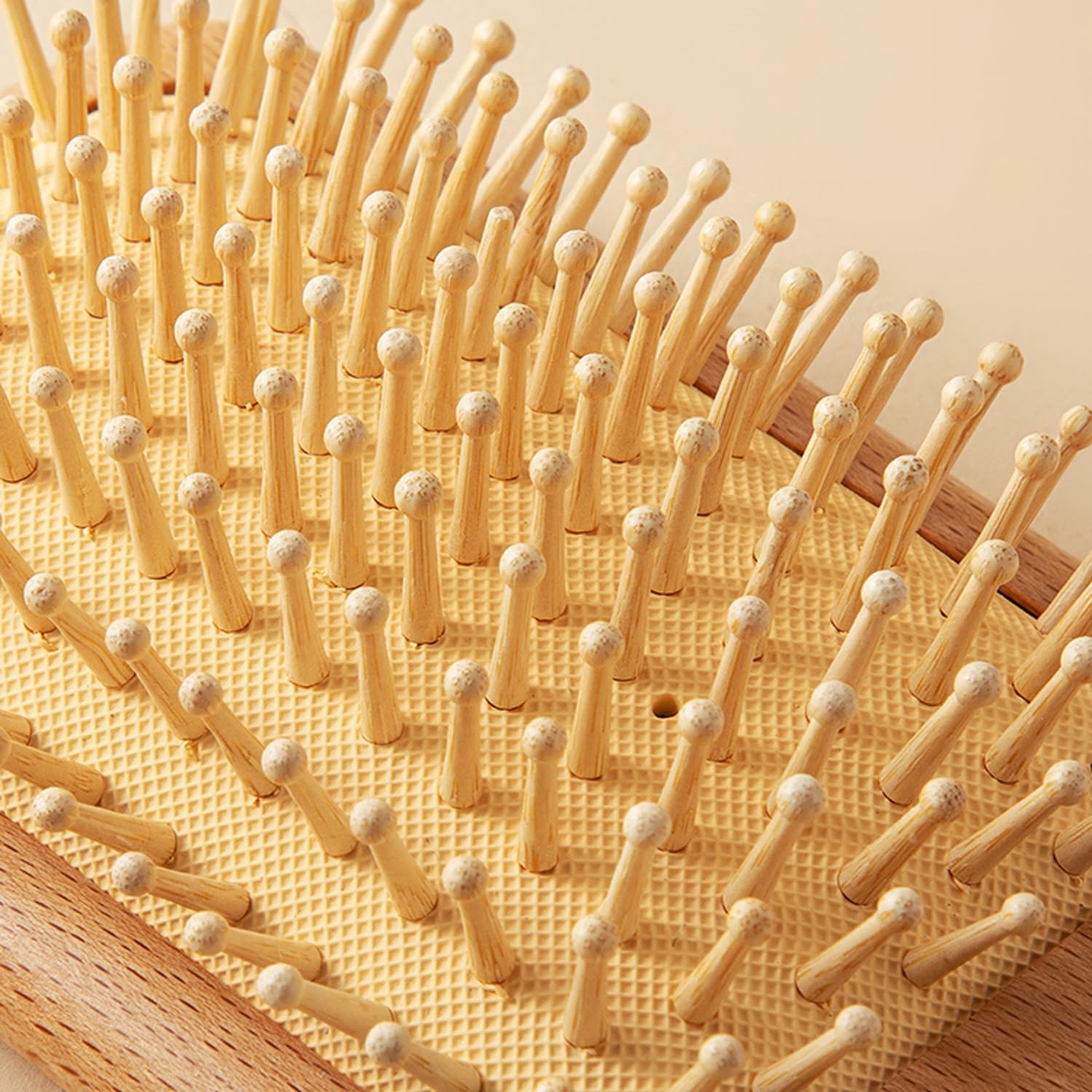 Spazzola per Capelli antistatica, Pettine massaggiante in Legno per Cuoio capelluto, Spazzola per Capelli con Cuscino d'Aria districante, Nodi e